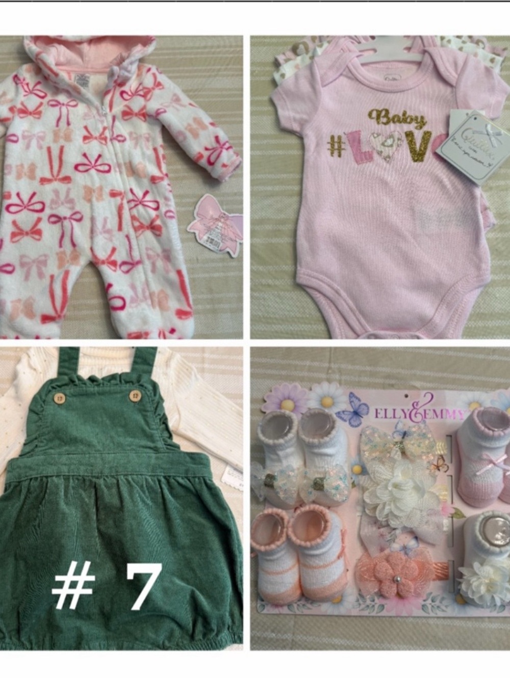 14 Item Baby Girl Bundle- 3- 6 Months